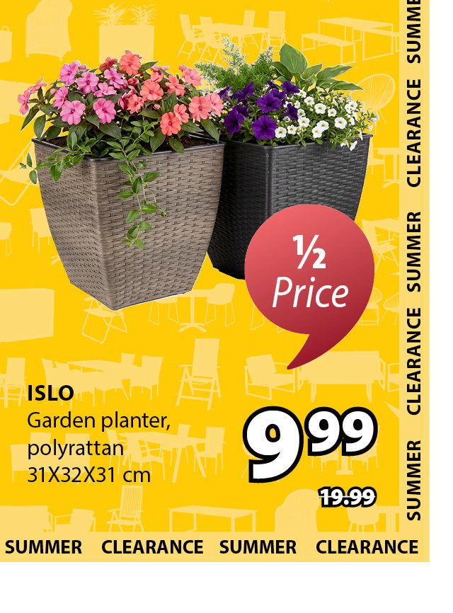 ISLO Garden planter | 1/2 Price