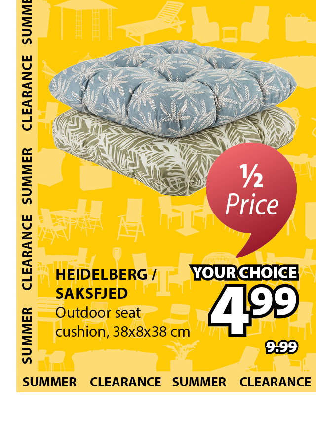 HEIDELBERG/SAKSFJED Outdoor seat cushion | 1/2 Price