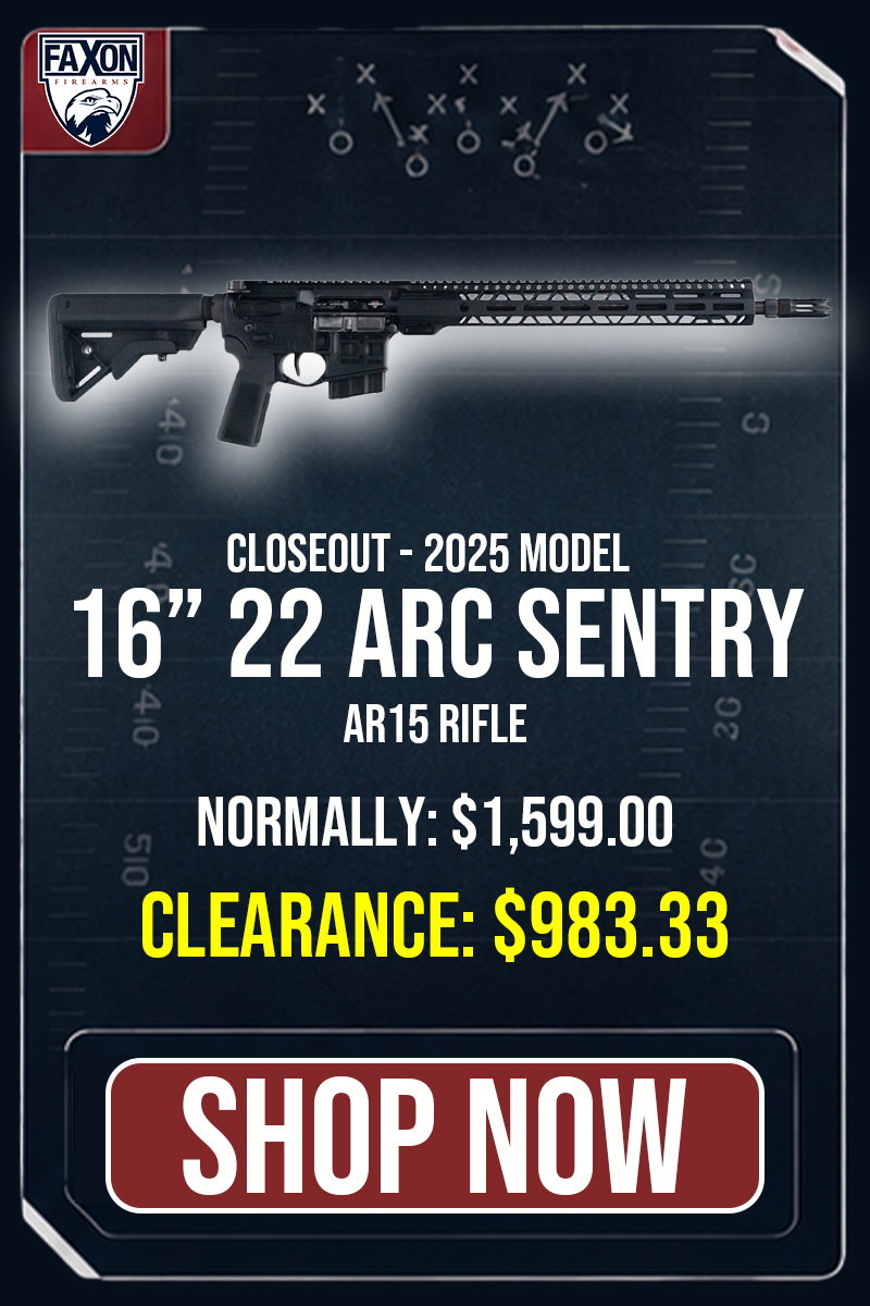 CLOSEOUT: Faxon Sentry Ultralight 16 22 ARC Modern Sporting Rifle