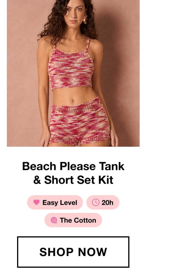 Beach Please Tank & Short Set Kit