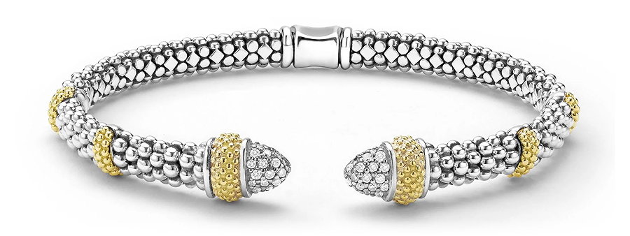 Two-Tone Caviar Lux Versa Bracelet