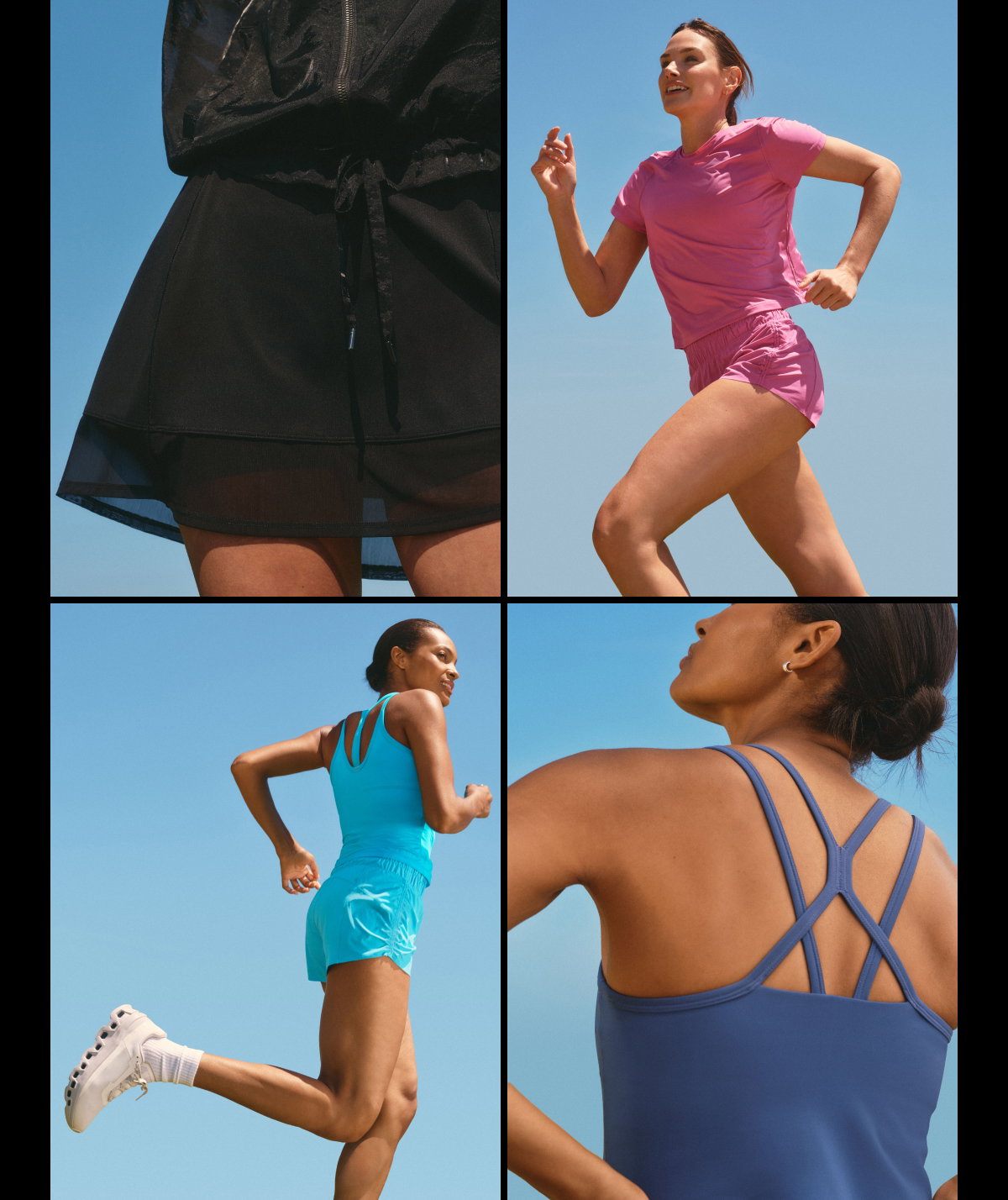Discover tanks, shorts, and more