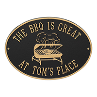 Personalized Grill Plaque