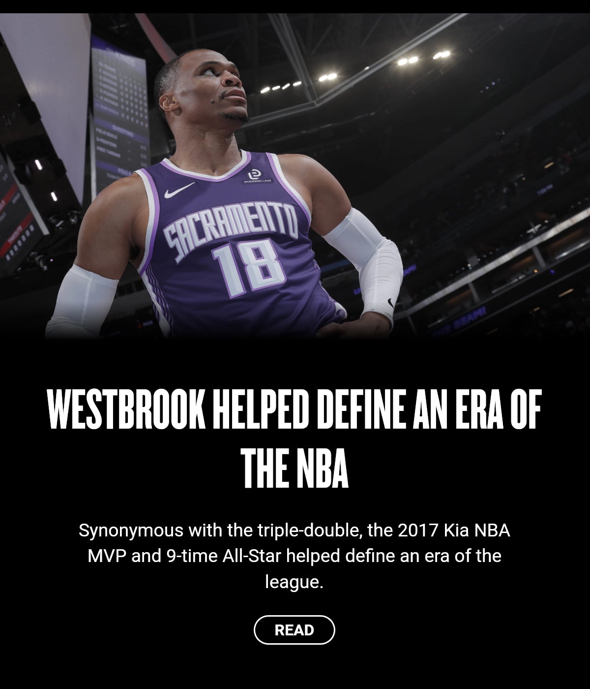 Westbrook helped define an era of the NBA