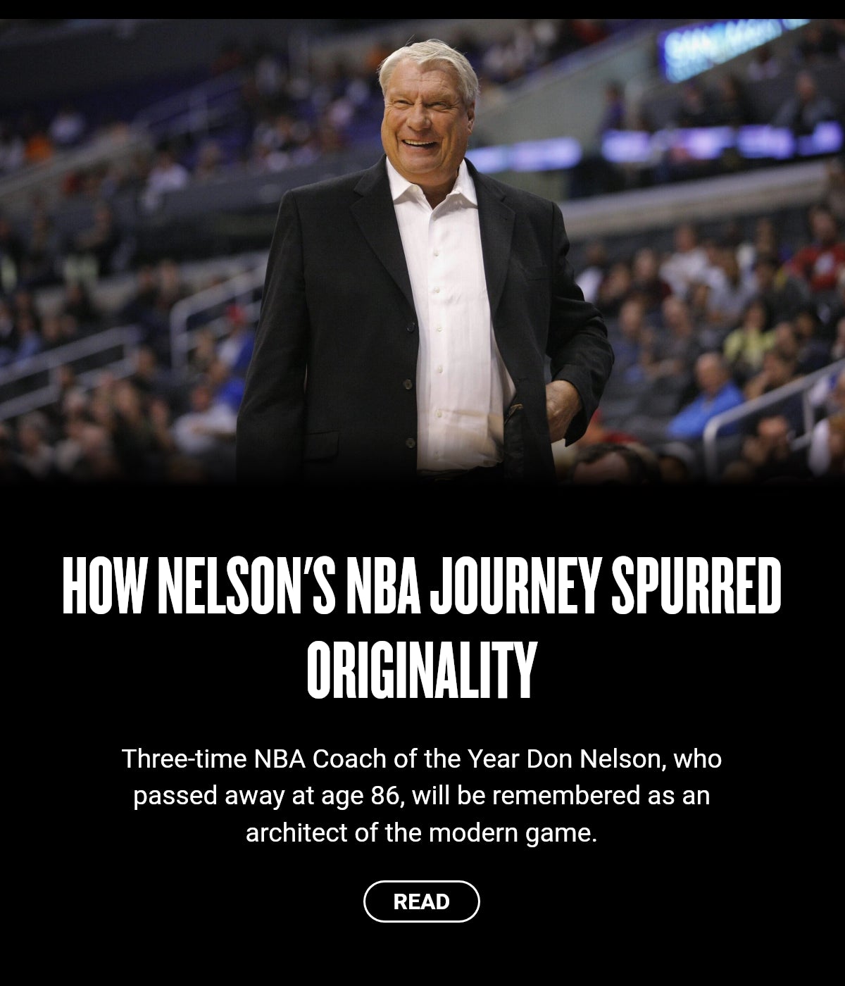 How Nelson's NBA journey spurred originality