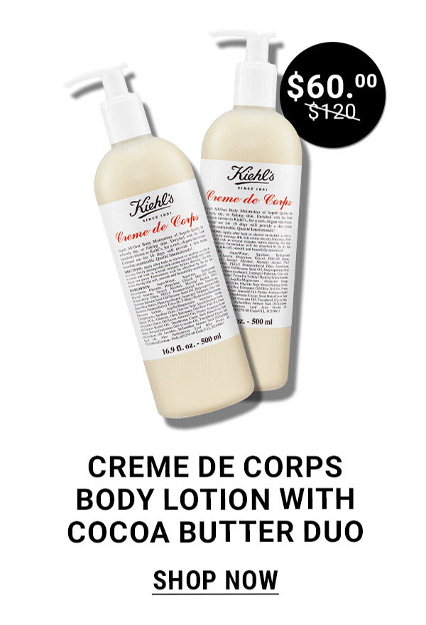 CREME DE CORPS BODY LOTION WITH COCOA BUTTER DUO