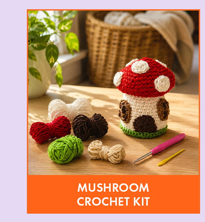 NPW Mushroom Crochet Kit