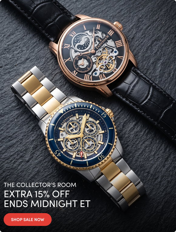 ES-8320-44, ES-8006-07 | The Collector's Room – 15% Off Select Collector Watches – Ends Midnight ET