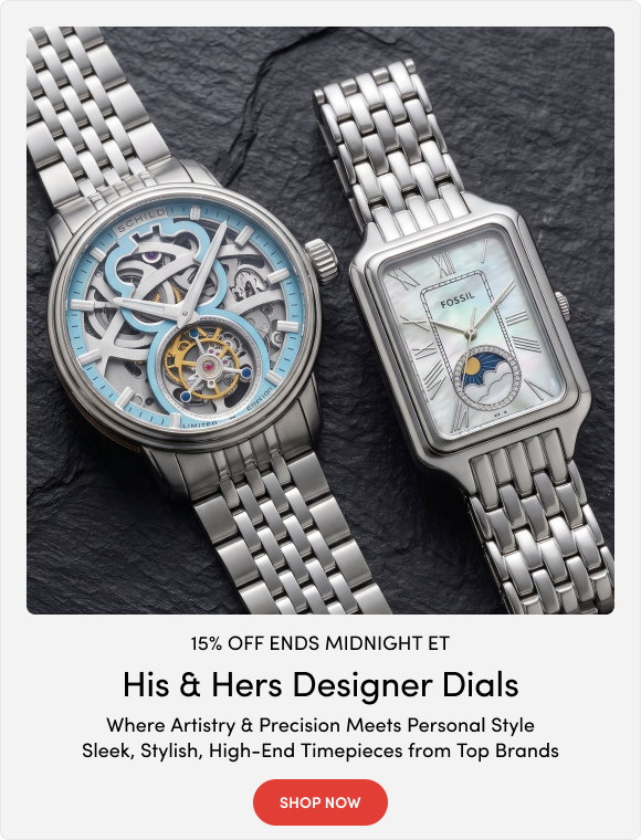 ES-5400, MV-3600897 Designer Dials | 15% Off Ends Midnight ET