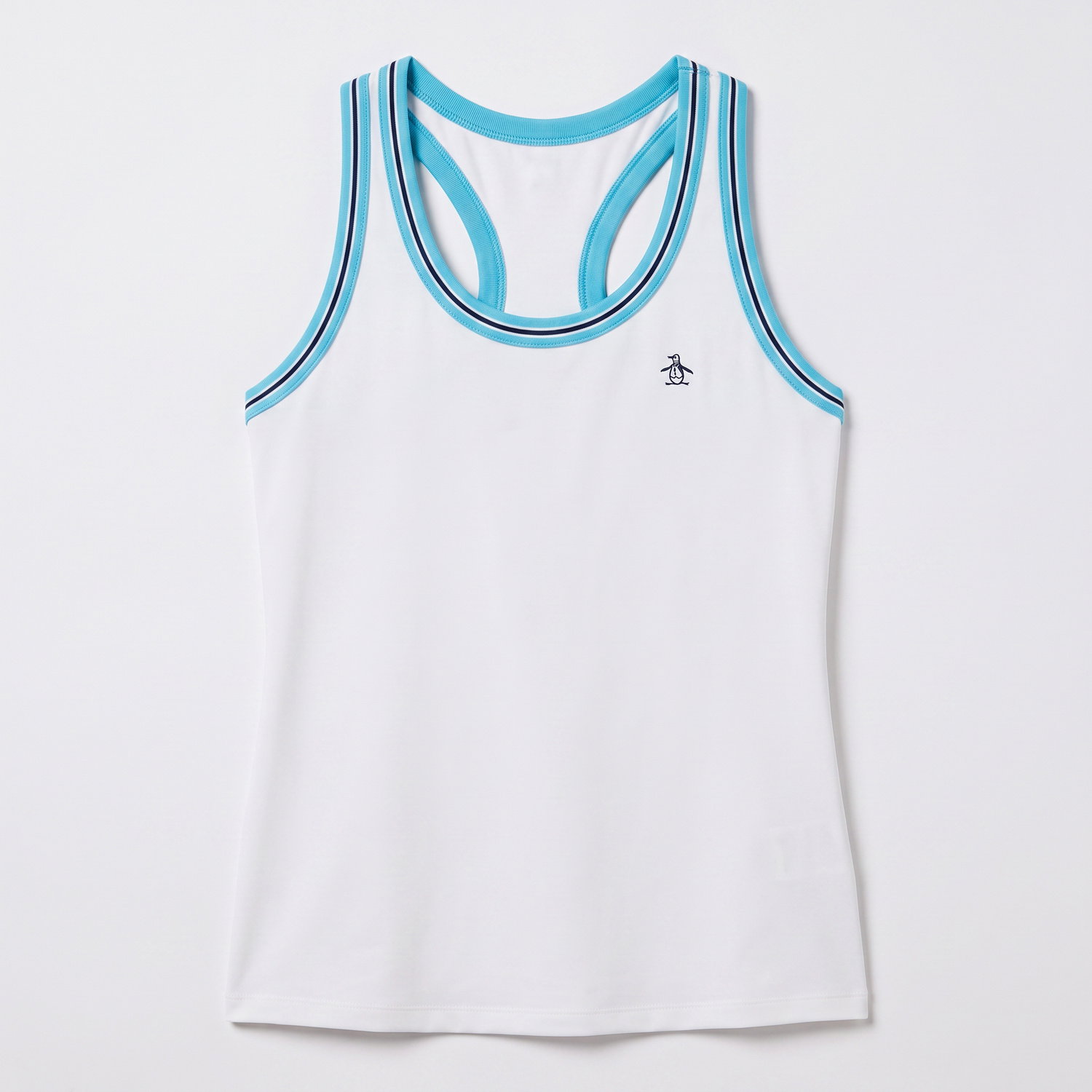 Women's Contrast Rib Racerback Tennis Tank