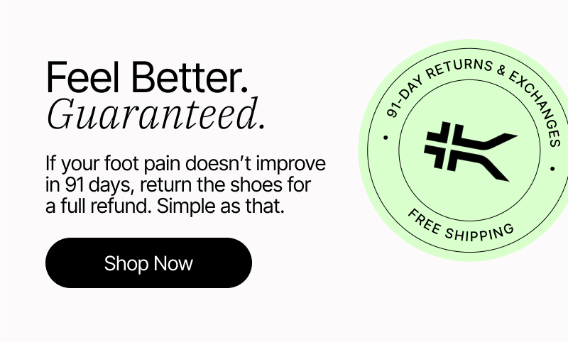 Feel Better Guarantee - Free returns & exchanges for 91 days.