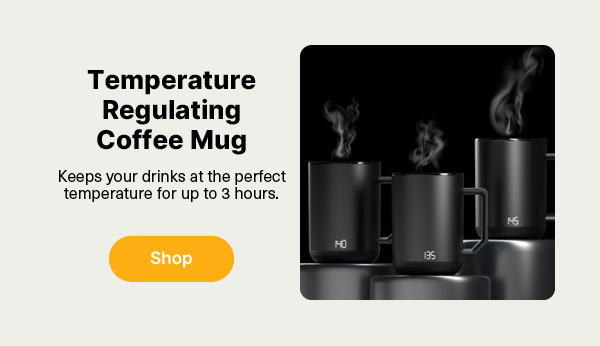 Temperature Regulating Coffee Mug