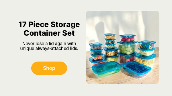 17 Piece Storage Container Set