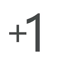 Shows the text “+1” to represent the addition of 1 point.