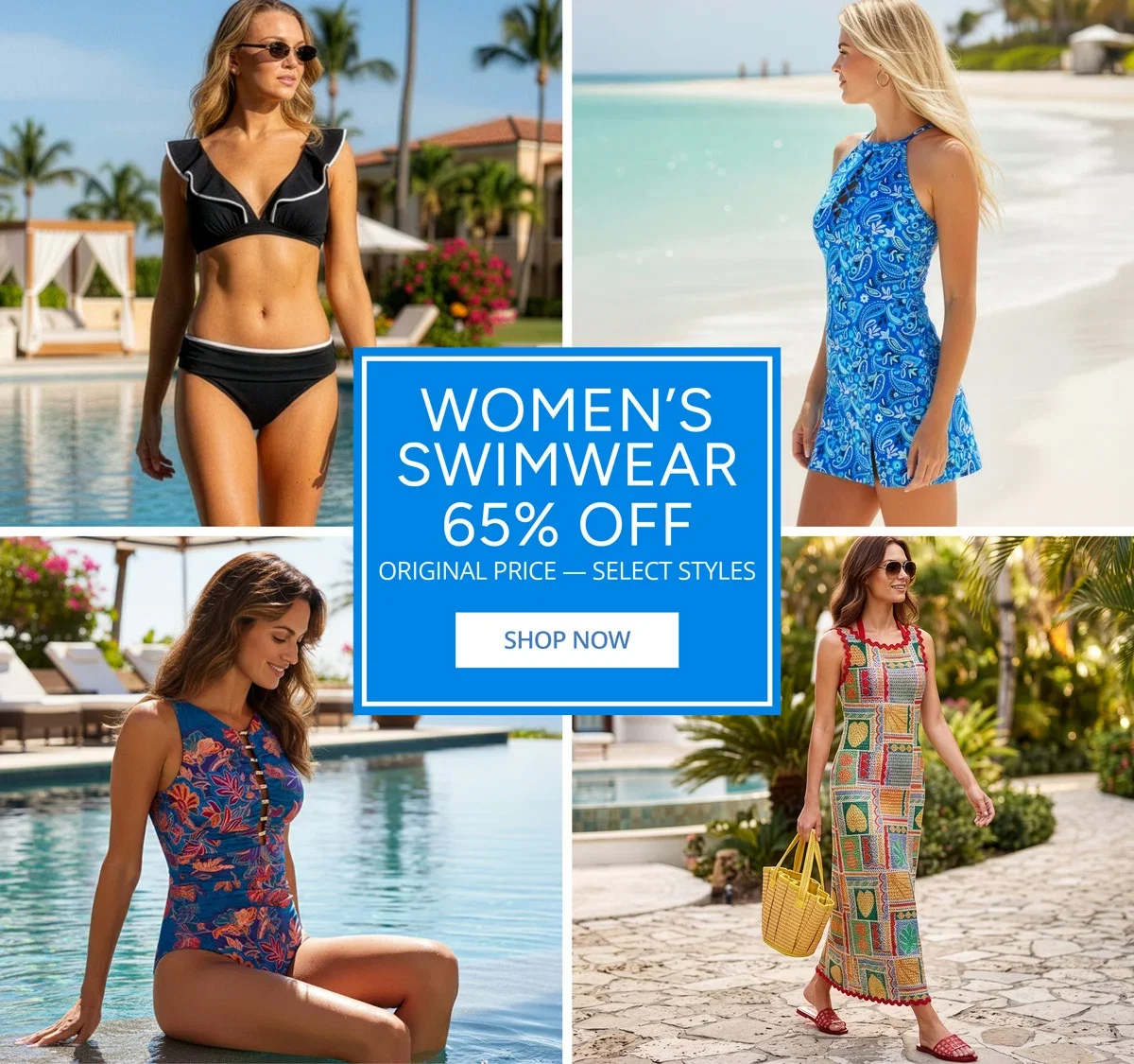 Women's Swimwear 65% Off Original Price Select Styles - SHOP NOW