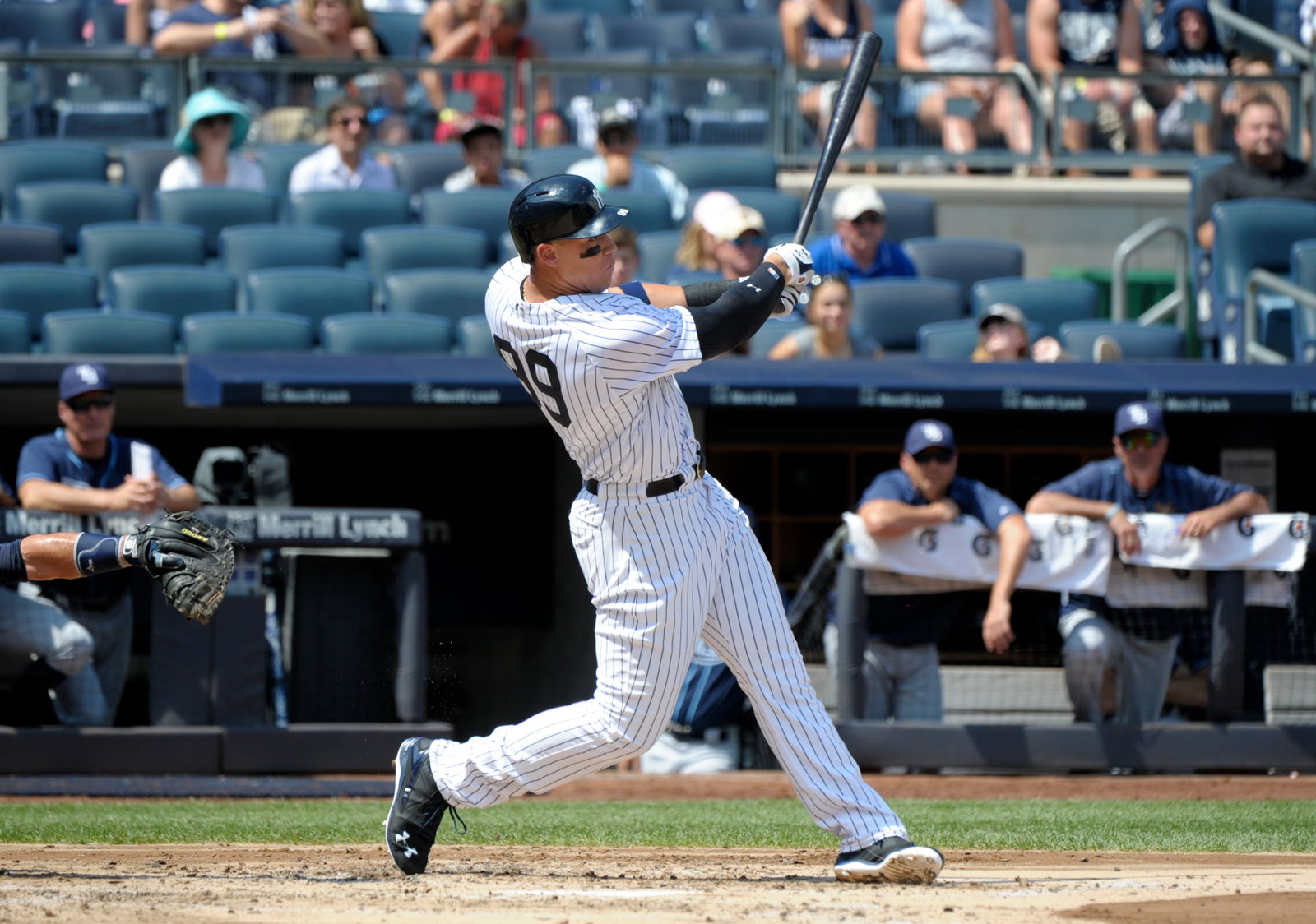 Aaron Judge homers in his MLB debut on Aug. 13, 2016