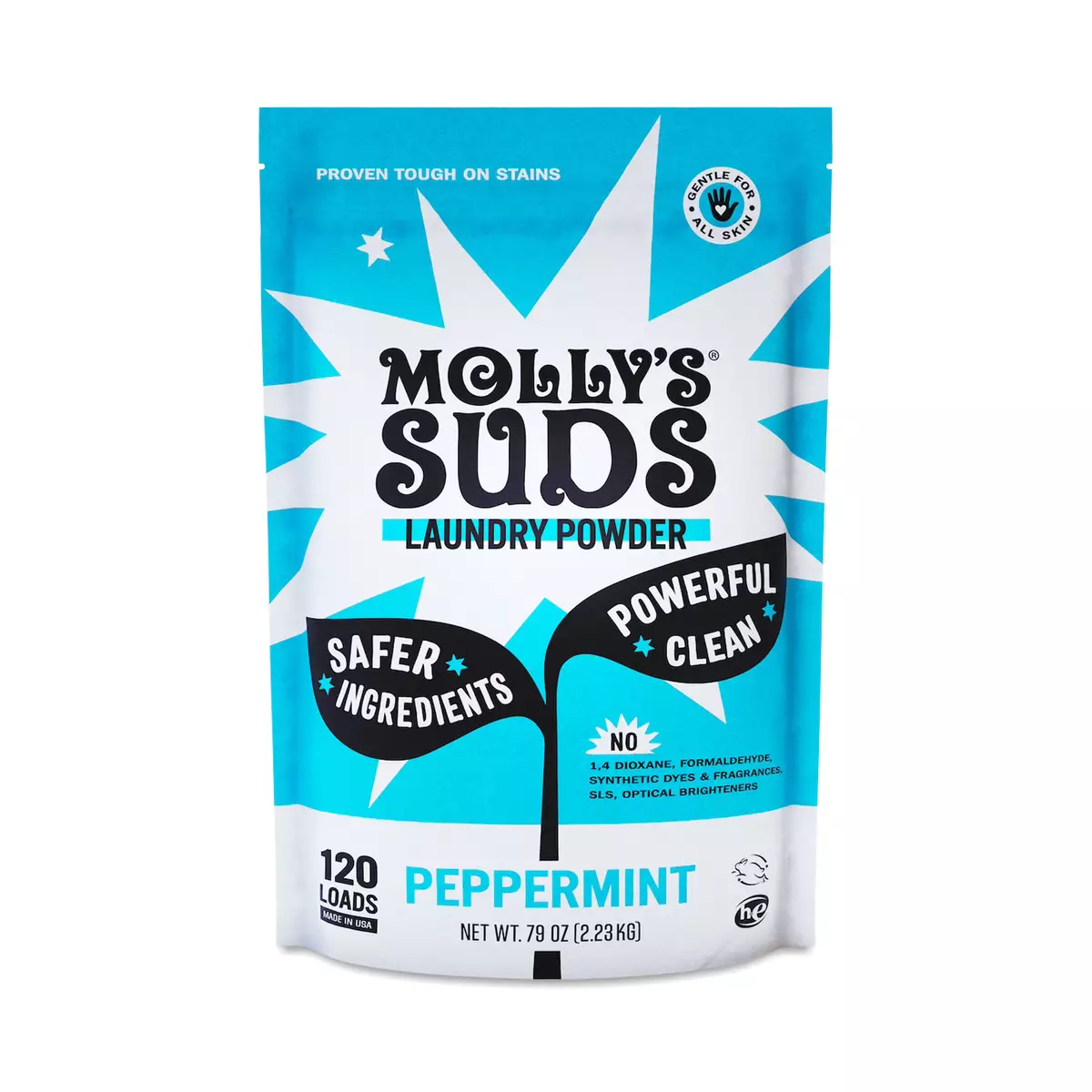 Molly's Suds Laundry Powder, Peppermint