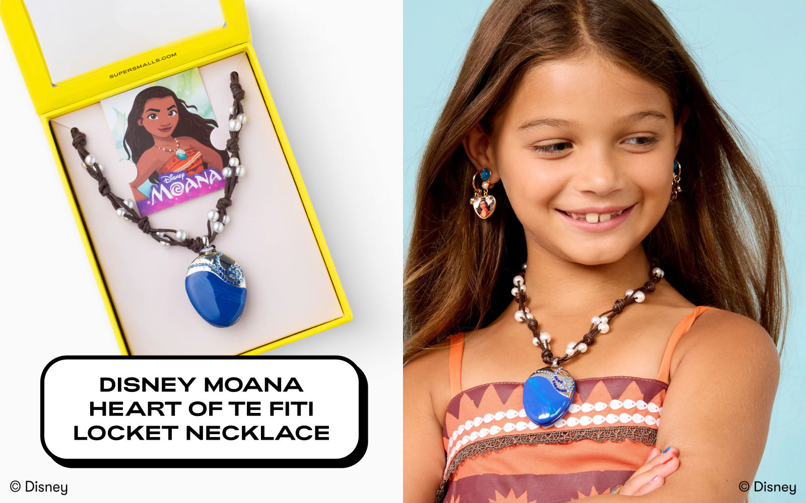 Disney Moana Heart of Te Fiti Locket Necklace