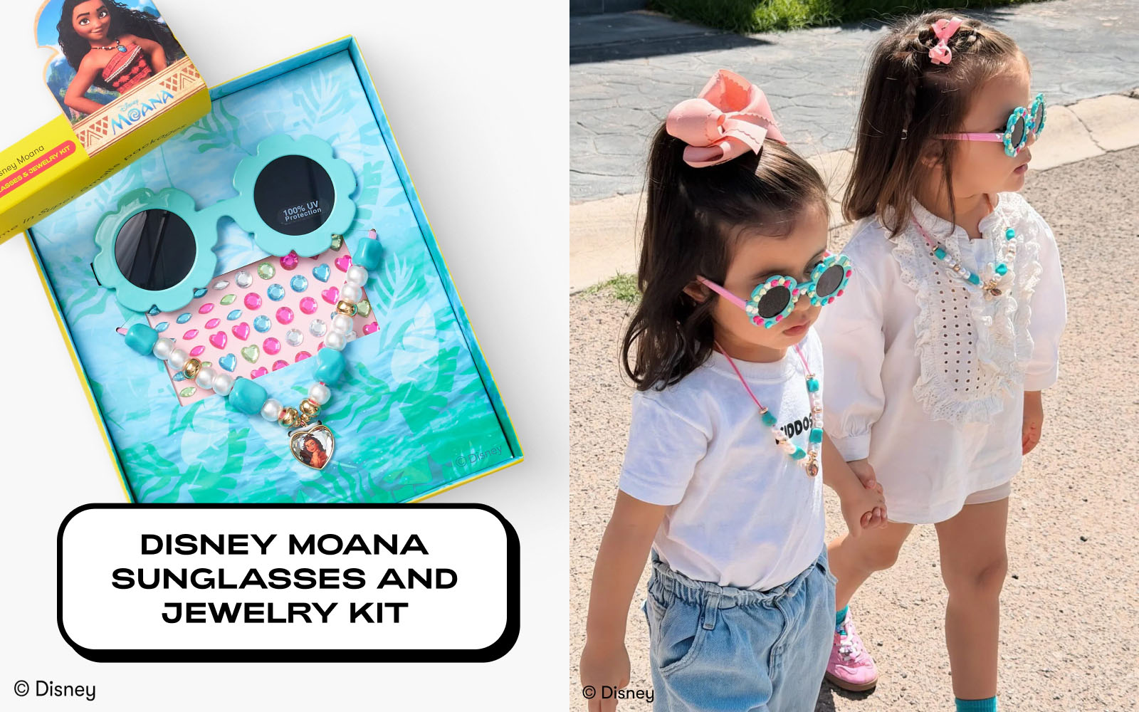 Disney Moana Sunglasses and Jewelry Kit