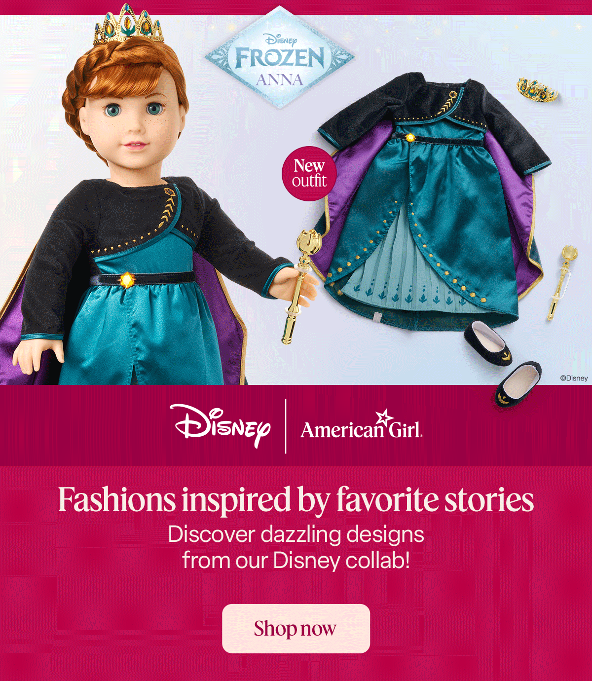 Fashions inspired by favorite stories. Discover dazzling designs from our Disney collab! Shop now