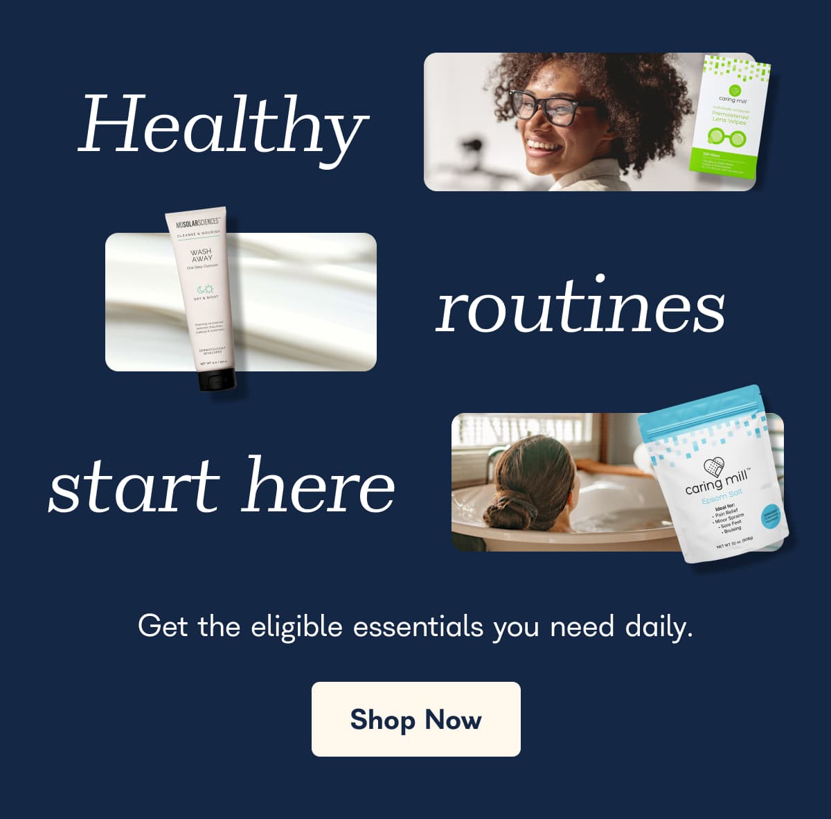 Healthy routines start here. 