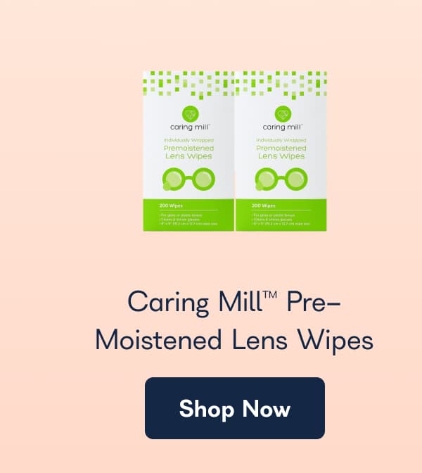 Caring Mill™ Pre-Moistened Lens Wipes