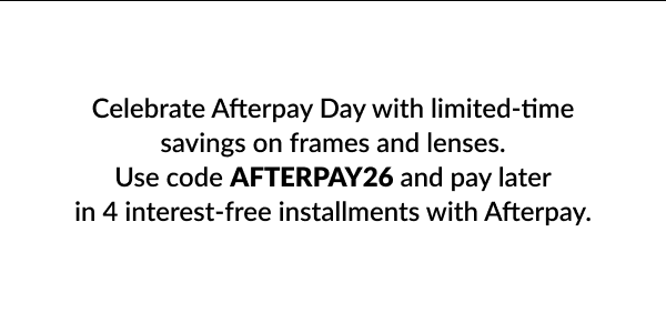 Celebrate afterpay day