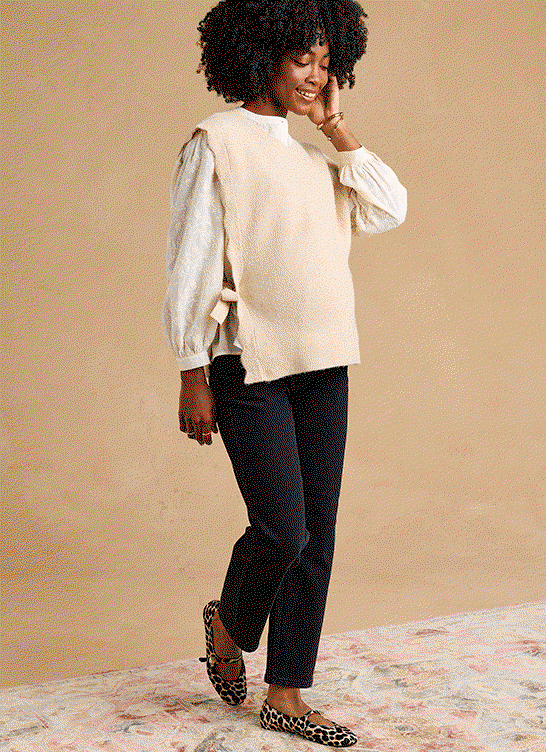 Maternity mom jeans - black denim