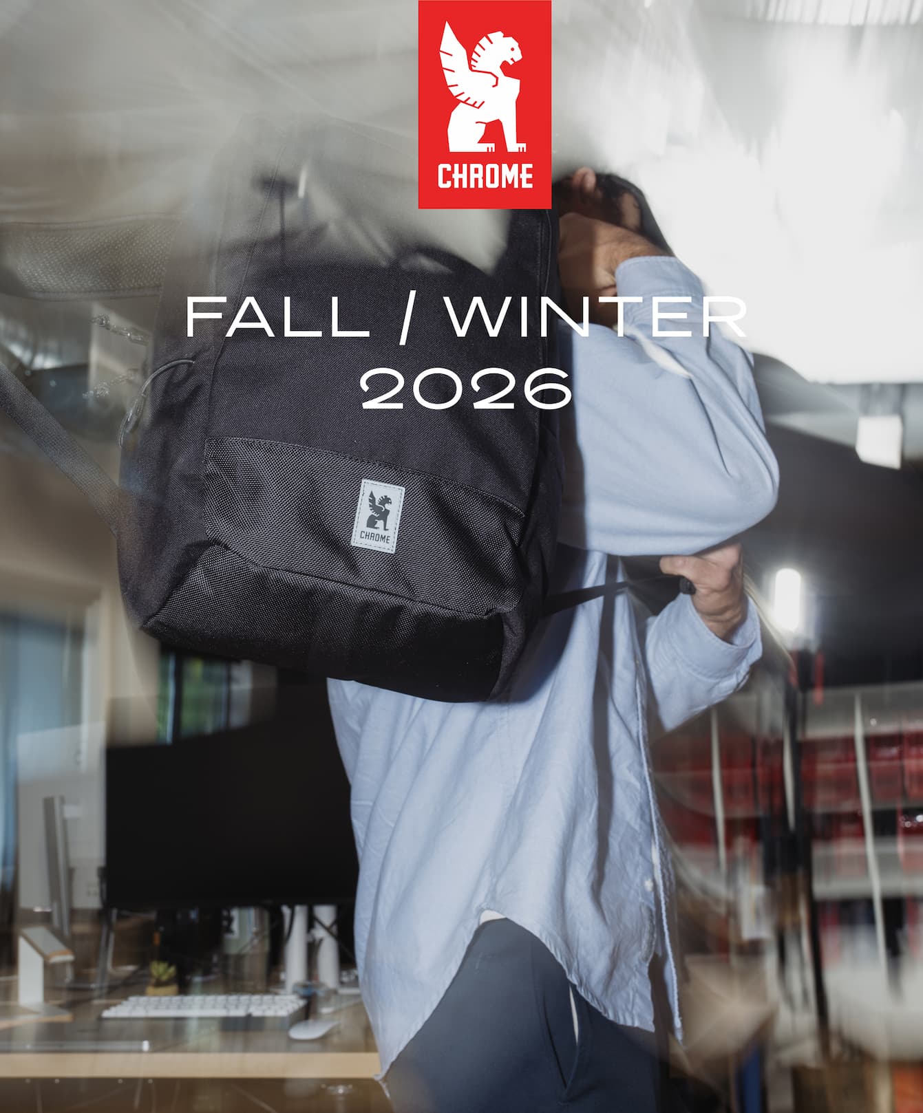 A guy wearing the new Recruit 22L Pack