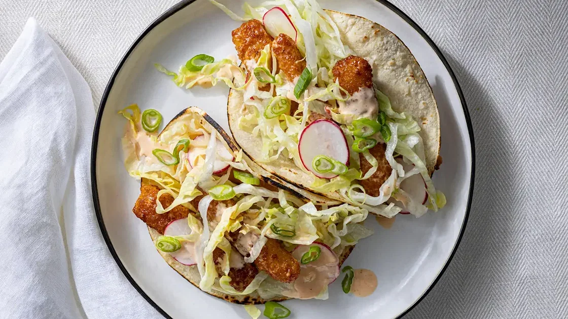Sweet and Spicy Fried Fish Tacos