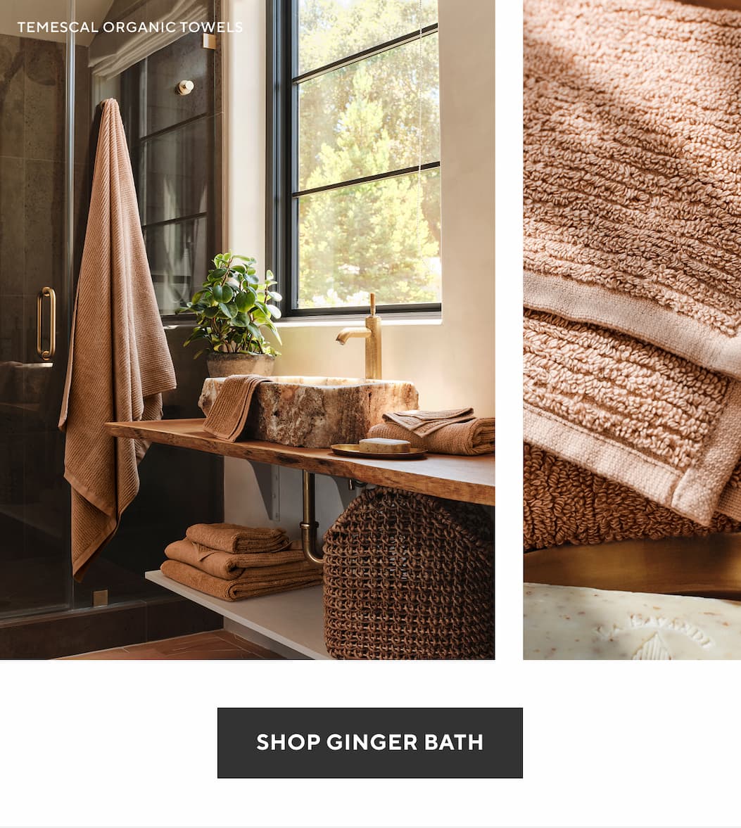 COZY MOMENTS OF SELF CARE Wrap up in warmth that that will leave you feeling refreshed and restored. Shop Ginger Bath >