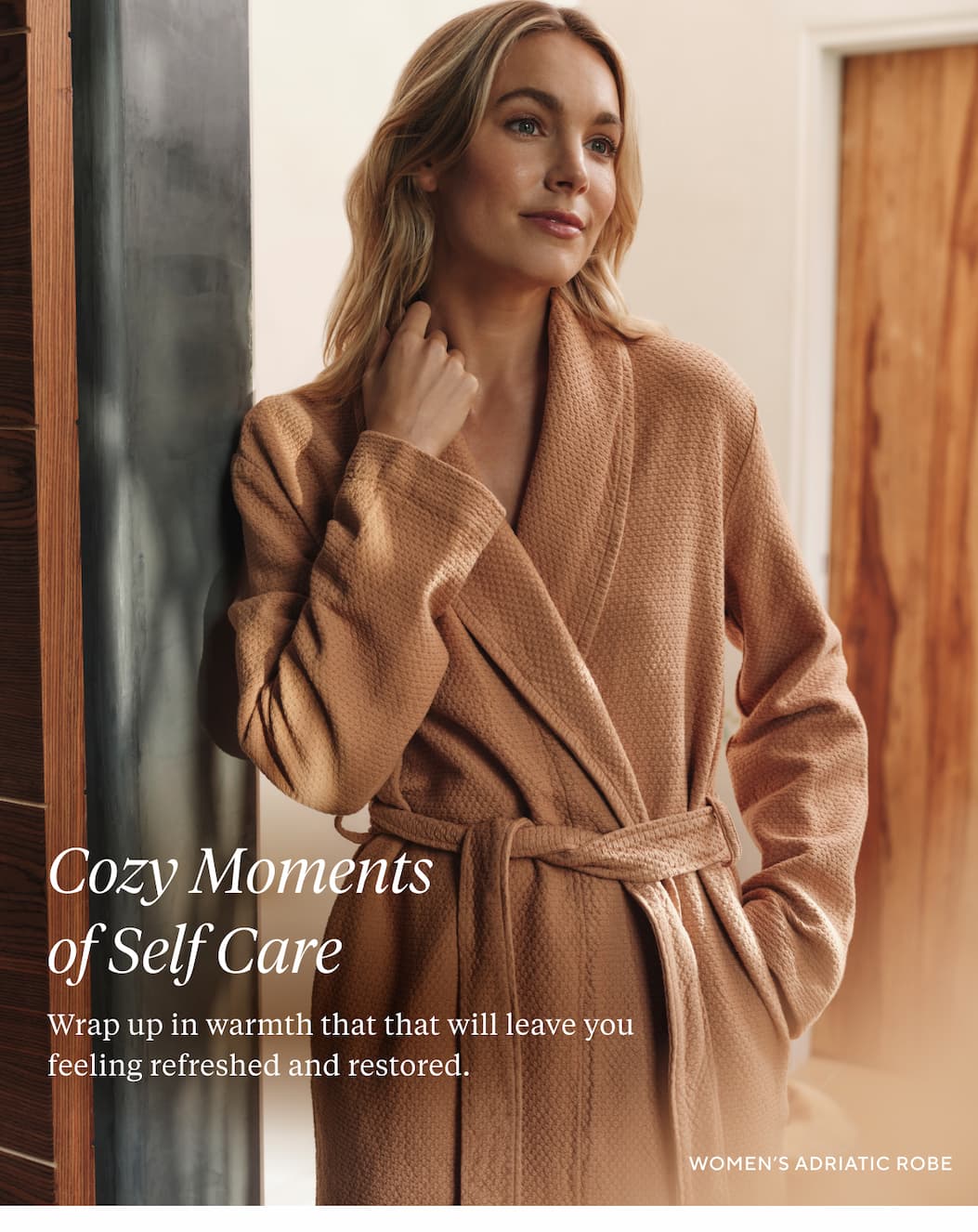 COZY MOMENTS OF SELF CARE Wrap up in warmth that that will leave you feeling refreshed and restored. Shop Ginger Bath >