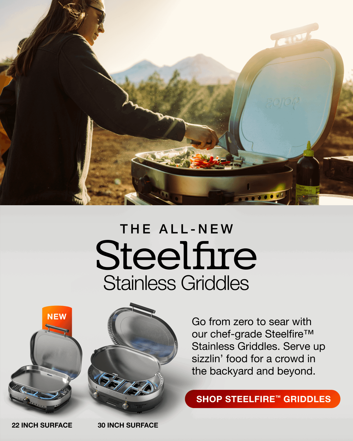 Steelfire Stainless Griddles