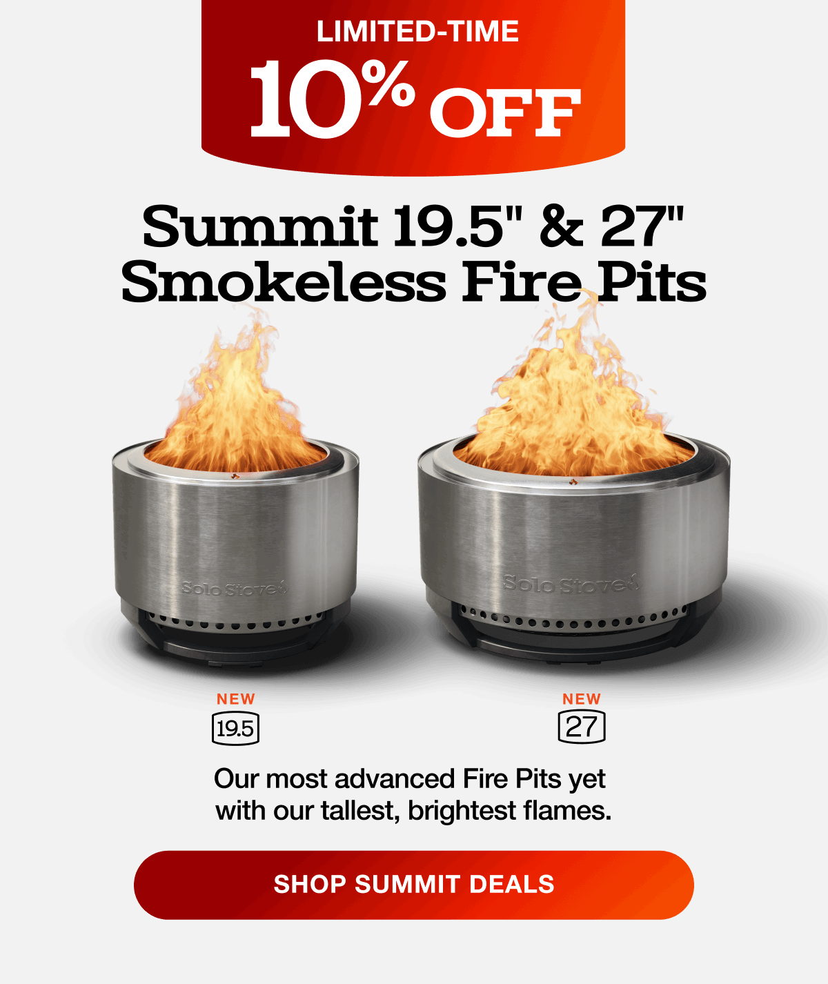 Summit Smokeless Fire Pit Series