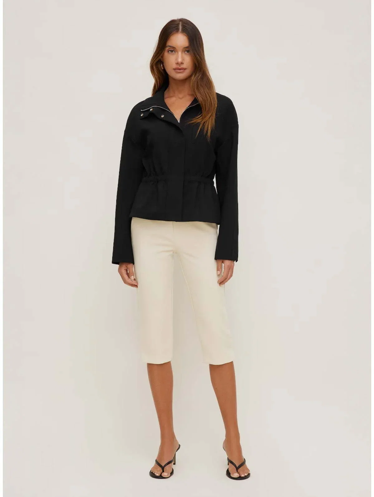 High Rise Capri Pants