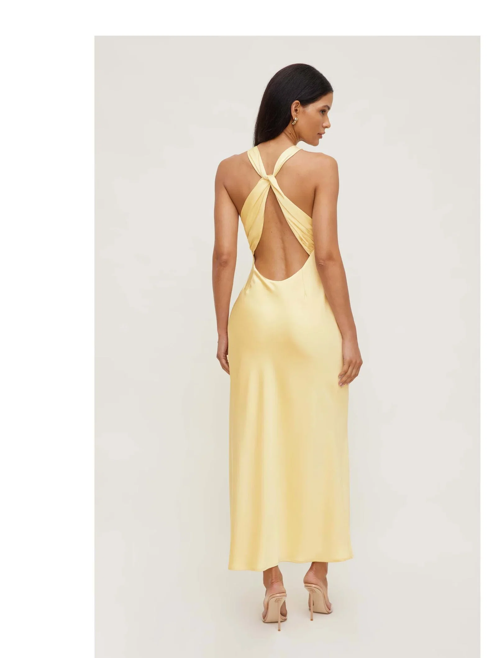 Andy Satin Maxi Dress