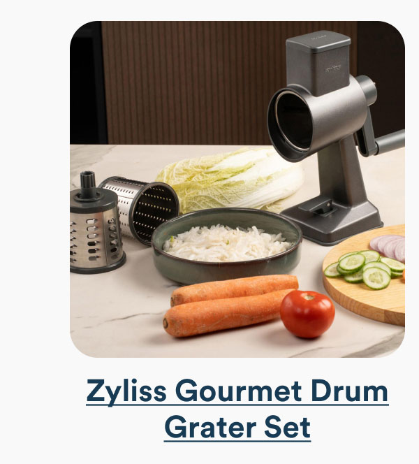 Zyliss Gourmet Drum Grater Set