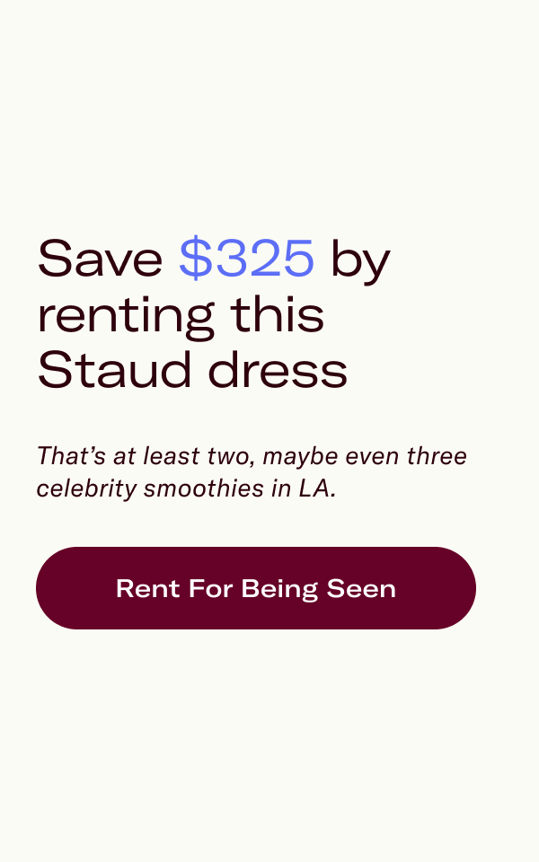 Save $325 by renting this Staud dress