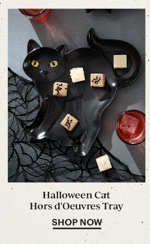 Halloween Cat Hors d'Oeuvres Tray  SHOP NOW