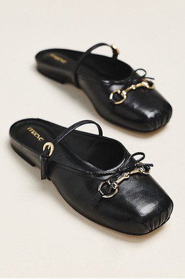 Maeve Horsebit Mule Ballet Flats