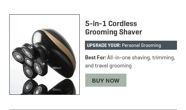 5-in-1 Cordless Grooming Shaver