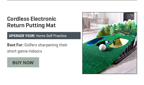 Cordless Electronic Return Putting Mat