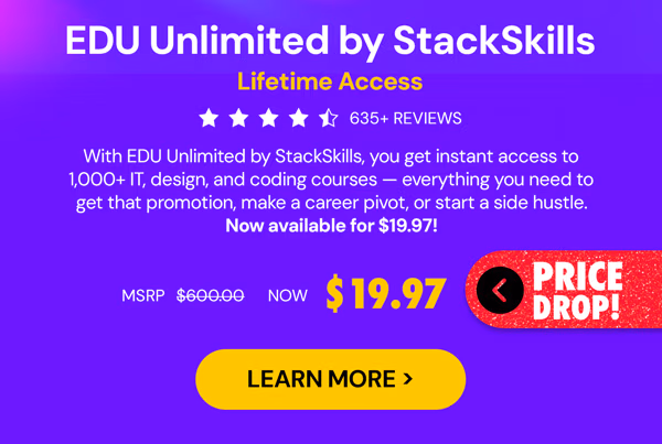 EDU Unlimited by StackSkills: Lifetime Access