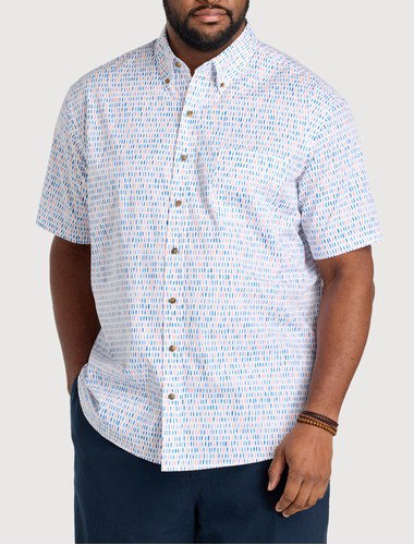 Easy-Care Dashes Sport Shirt