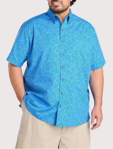 Easy-Care Striped Sport Shirt