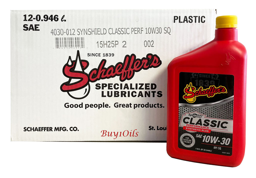 Schaeffer's 9012-006 SynShield OTR Plus Synthetic 10W-30 | 6-GC
