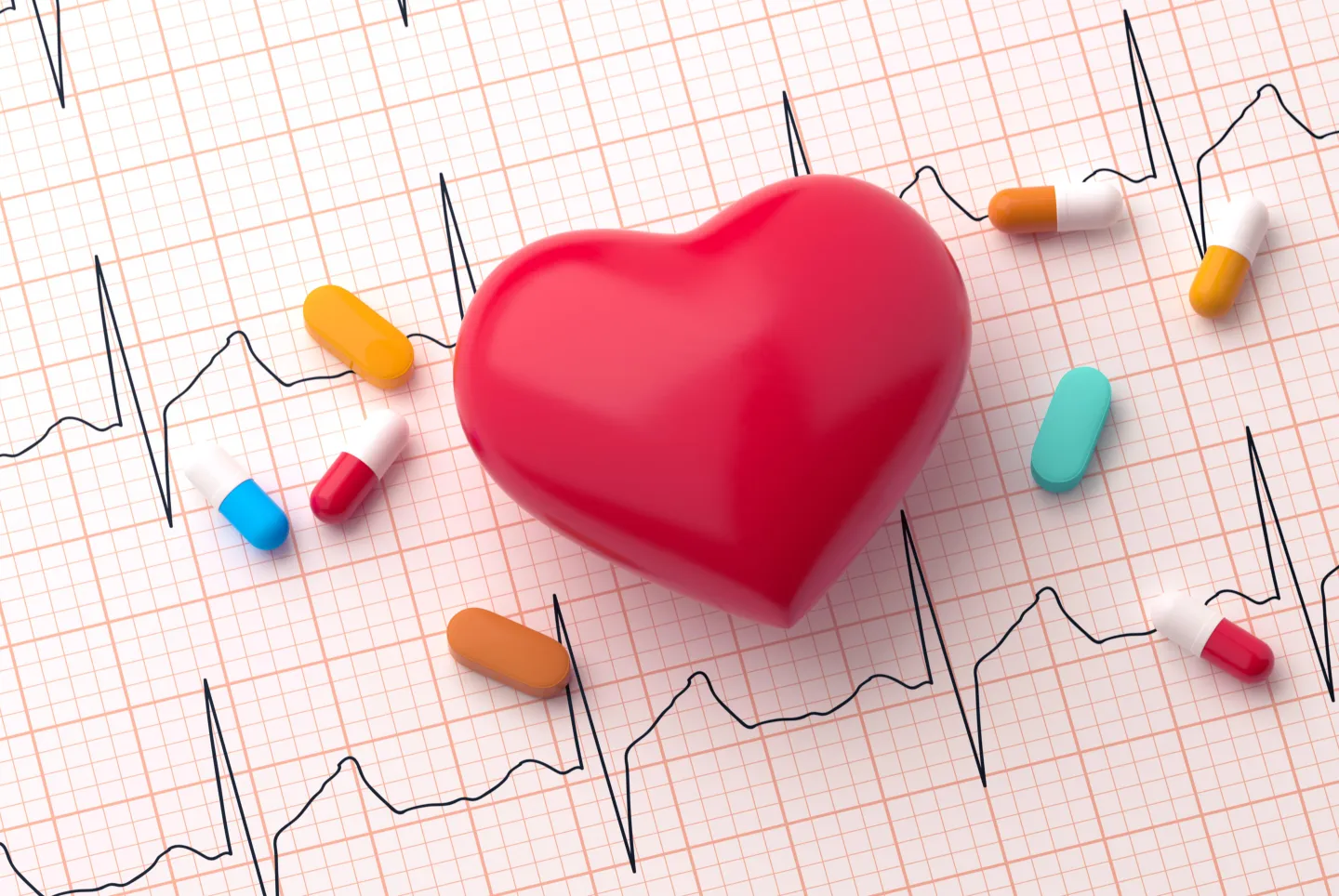 An abstract illustration a heart and pills | Getty Images/Narvo Vexar