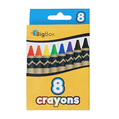 BigBox Crayons, 8ct.