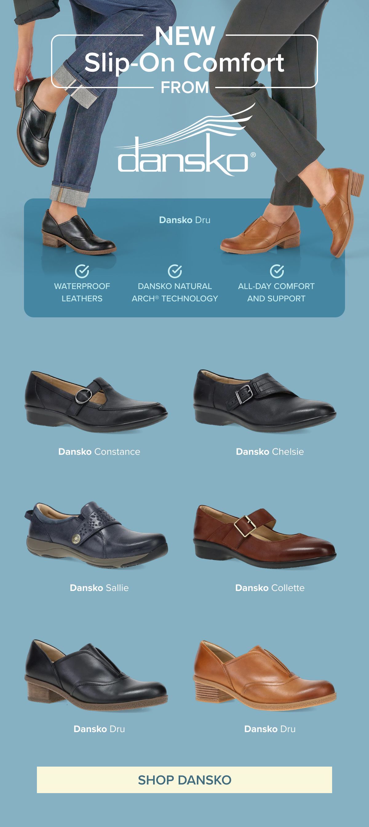 New Slip-On Comfort from Dansko
