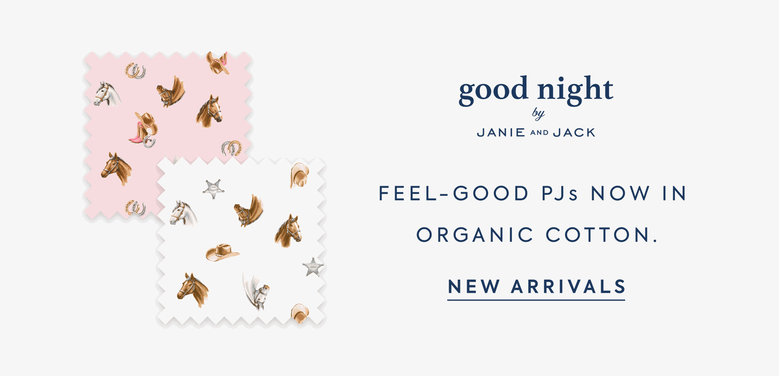 good night by JANIE AND JACK FEEL-GOOD PJs NOW IN ORGANIC COTTON